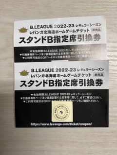 スタンドB指定席引換券 2枚(バラ売り可)のサムネイル