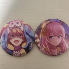 プロセカ 天馬司 巡音ルカ グリッター缶バッジ 2点セットのサムネイル