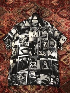 森山大道 × WACKO MARIA ハワイアンシャツ　M