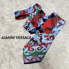 GIANNI VERSACE ジャンニヴェルサーチ シルク 総柄 ネクタイ - メルカリ