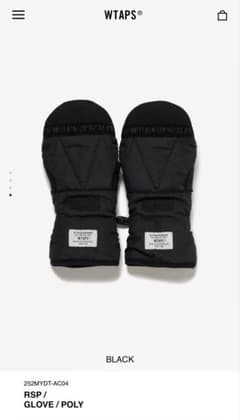 t*o様 WTAPS ブラック Ｌ 252MYDT-AC04 RSP glove WTAPS RSP GLOVE ブラック Lsize - メルカリ