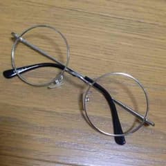 丸眼鏡 レンズなしのサムネイル