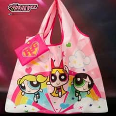 THE POWERPUFF GIRLS 토트·에코 백 신품 미사용 잔 1점