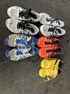 アシックス スパイクシューズ セット　陸上　キッズのサムネイル
