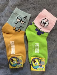 スポンジボブ　靴下　２枚セットのサムネイル