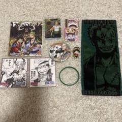 ONEPIECE ゾロ ルフィ ヤマト 一番くじ 缶バッジ 色紙 ジャンプフェア