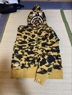 A BATHING APE シャークパーカー PONR カモフラ L - メルカリ