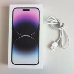 iPhone 14 Pro Max 256 Deep Purple　箱とケーブルのサムネイル