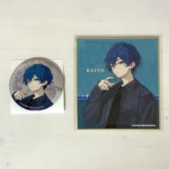 プロセカ ZOZOTOWN ミニ色紙 グリッター缶バッジ KAITO - メルカリ