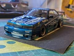 アオシマ 1/24 ザ・ハイソカー No.3 ニッサン F31レパードドリ車風 