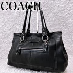 美品 coach コーチ トートバッグ ブラック y2k 大容量 - メルカリ