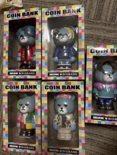KRUNK x BIGBANG コインバンク 5種セットのサムネイル