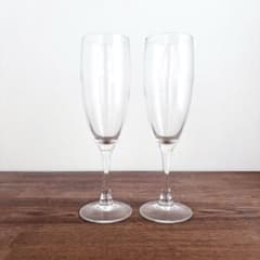【未使用に近い】シャンパングラス 2個セット