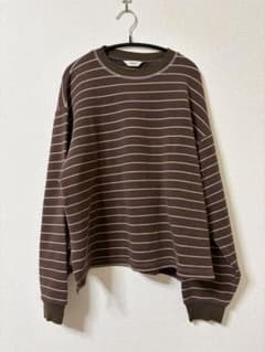 TODAYFUL Border Long T-shirts チョコ - メルカリ