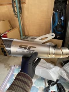 まるち様専用　s1000rr SC-PROJECT スリップオンマフラーのサムネイル
