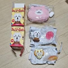 ちいかわ のんびりDAYS、 ちいかわのくまさん ポシェット 3個セットのサムネイル