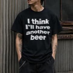 L他サイズあり新品モーションTシャツ黒ブラー山田蓮モザイクメッセージ
