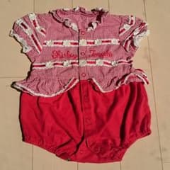 シャーリーテンプル ロンパース(size 80、used)子供服のサムネイル