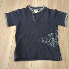 ARMANI JUNIOR ネイビー Tシャツ 5Aのサムネイル