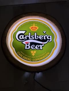 Carlsberg Beer ネオンライト 直径40cm Carlsberg Beer ネオンライト 直径40cm - メルカリ