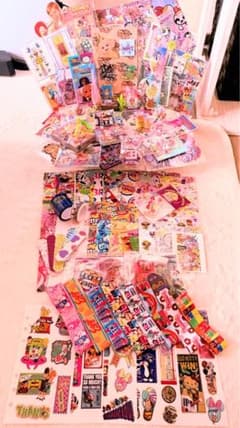 ム*ソ様 アメステバラ！おすそ分け＆お楽しみBOX♡シール♡雑貨☆福箱★アメキャのサムネイル