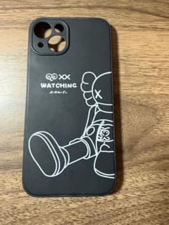 KAWS WATCHING iPhone用ケース ブラックのサムネイル