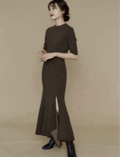 l'or ＊ l'aube blanc ＊ mermaid rib dressのサムネイル