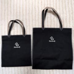 Person's トートバッグ 2点セット ブラックのサムネイル