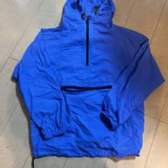 L.L.Bean フード付きナイロンジャケット M 青のサムネイル