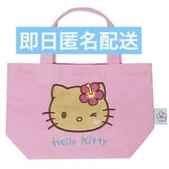 新品　サンリオ　ハローキティ　日焼けシリーズ　ミニトート　ピンク　バッグ　日焼けのサムネイル
