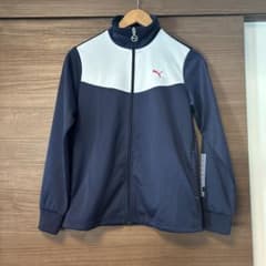 PUMA ジャージ トップス ネイビー×ホワイト Sのサムネイル