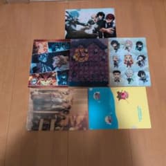 アニメキャラクタークリアファイルセットのサムネイル