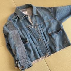 ダブレット カオス刺繍デニムジャケットのサムネイル