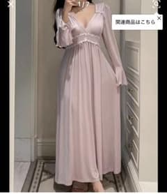 SHEIN ロングネグリジェ ラベンダーカラーのサムネイル