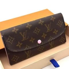 ルイヴィトン モノグラム 長財布 エミリー ピンク ローズバレリーヌ