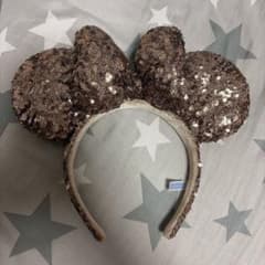 ディズニー スパンコール カチューシャ ローズゴールドのサムネイル