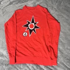 Volcom 赤 星型ロゴ トレーナー スウェットのサムネイル