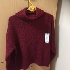 INGNI♡新品 ケーブルタートルニットのサムネイル