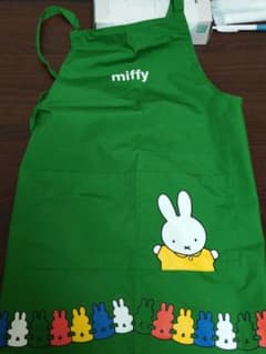 ミッフィー エプロン グリーンのサムネイル
