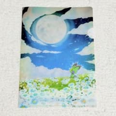 [비매품] 포켓몬 미니 클리어 파일 피츄 츠키미 애니메이션 사토시 고우