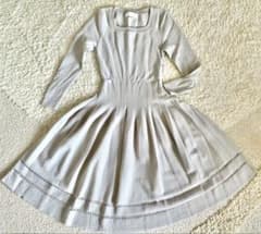 JILLSTUART ニットワンピース ライトグレー 0のサムネイル