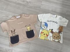 monpoké キャラクターTシャツ 2枚セット サイズ80のサムネイル