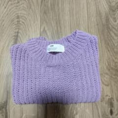 H&M ラベンダー ニットセーター US 2Tのサムネイル
