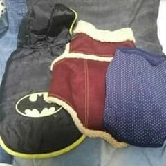 犬 ワンちゃん 服  バットマン ブルゾン セットのサムネイル