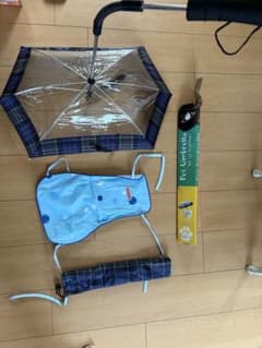 ペット用傘とリボンエプロンセットのサムネイル