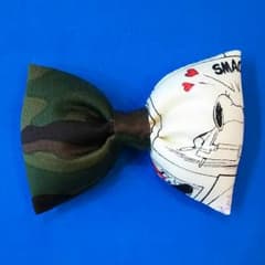 ☆スヌーピー peanuts×迷彩 ふわふわリボン☆のサムネイル