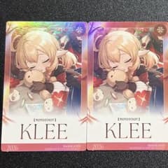 原神 ホヨランド おみくじ フォトカード クレー 2枚 - メルカリ