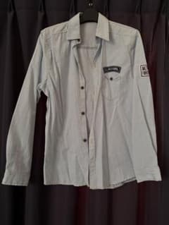 a-HOOP 薄い青 長袖シャツ