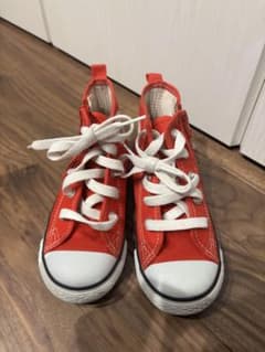 Converse キッズ スニーカー レッド サイドジップのサムネイル