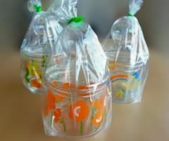 ガラス製 キャンディポット 3点セット（ばら売り不可） - メルカリ